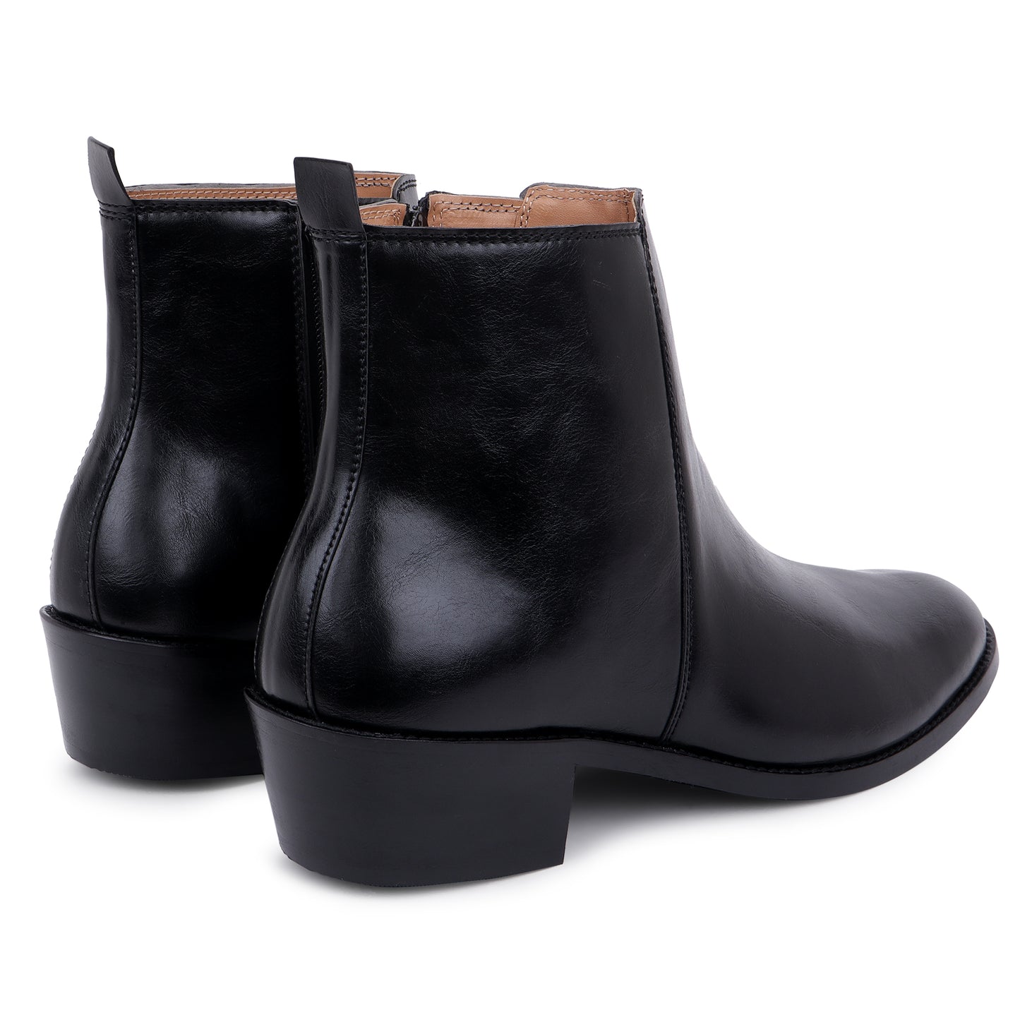 Classic Leather Chelsea Boots ( CUBAN HEEL )