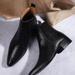 Conda Leather Boots / Pointed Toe