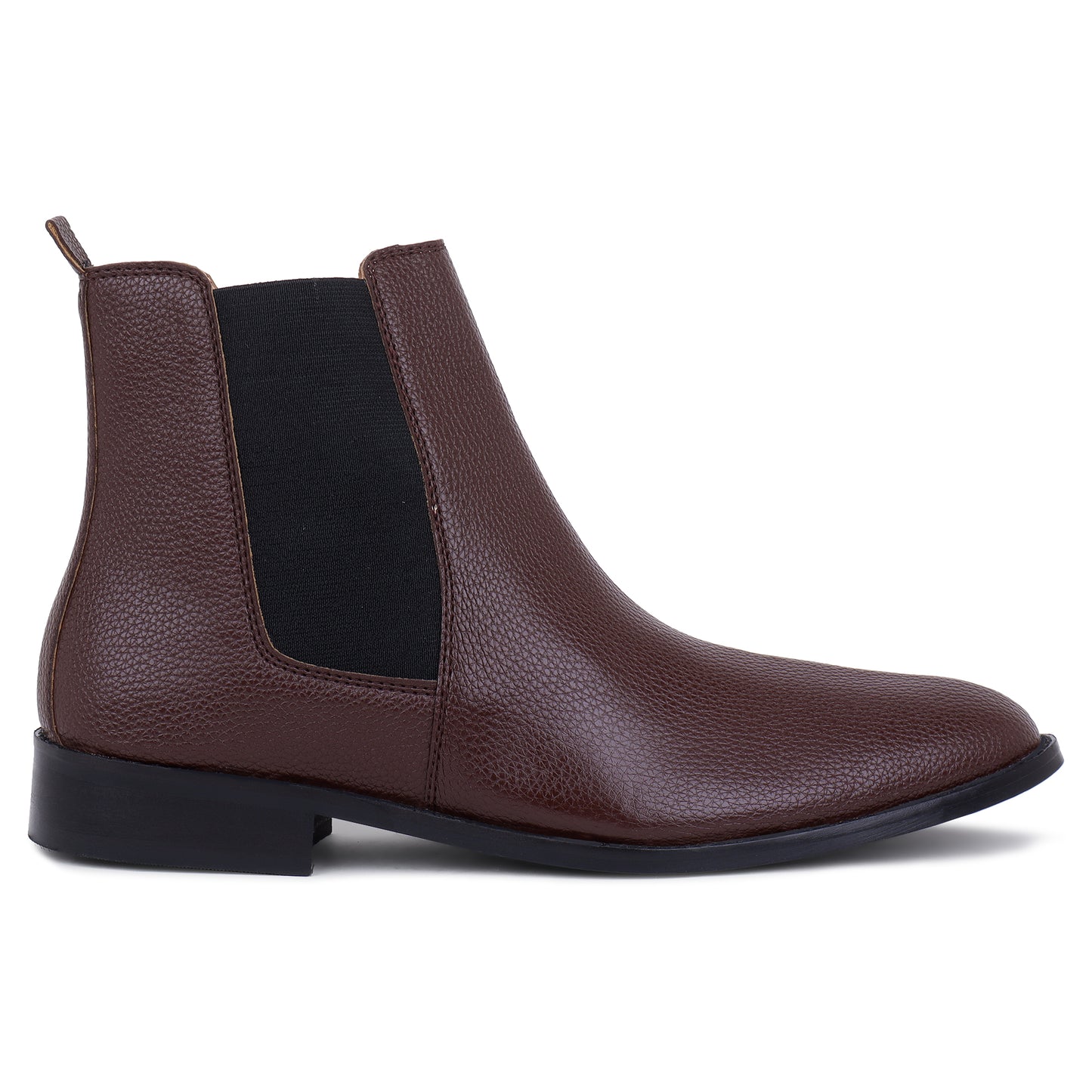 Carlo Boots in Milled Leather - Brown