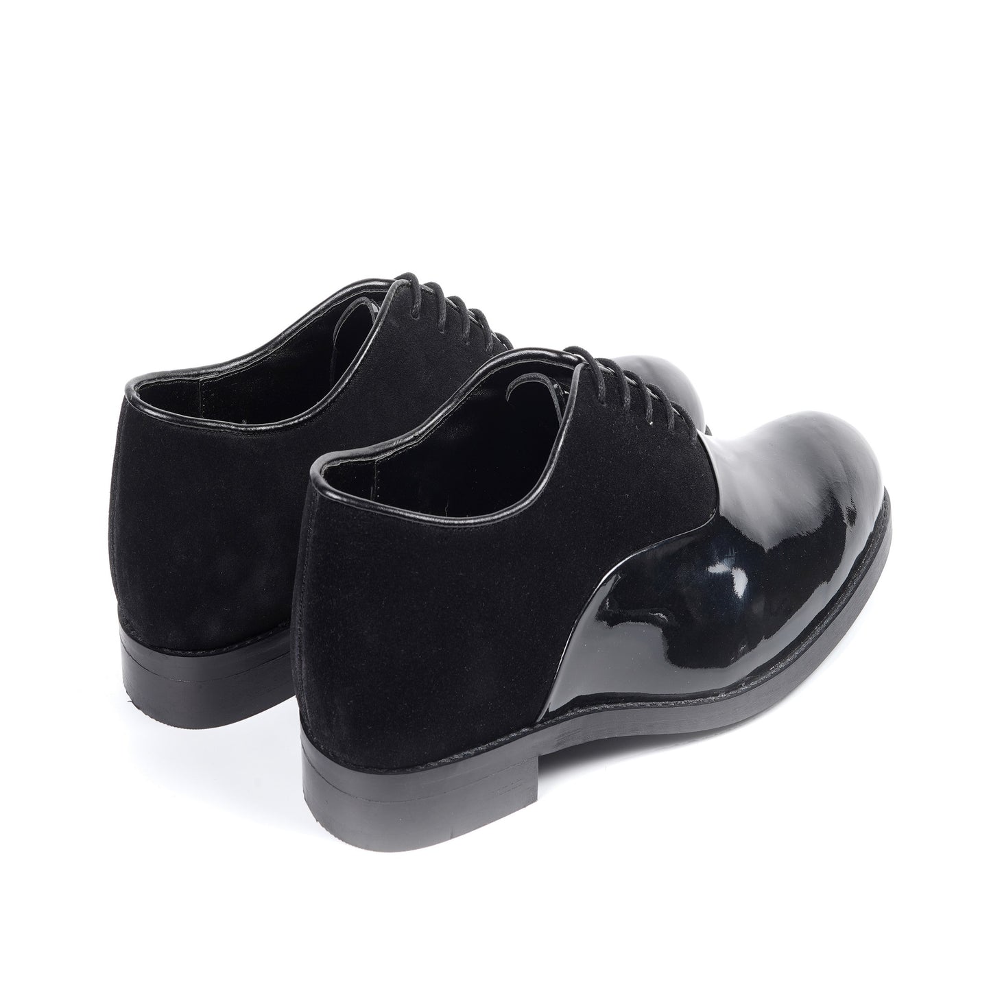 ITALIAN PATENT SUEDE OXFORDS