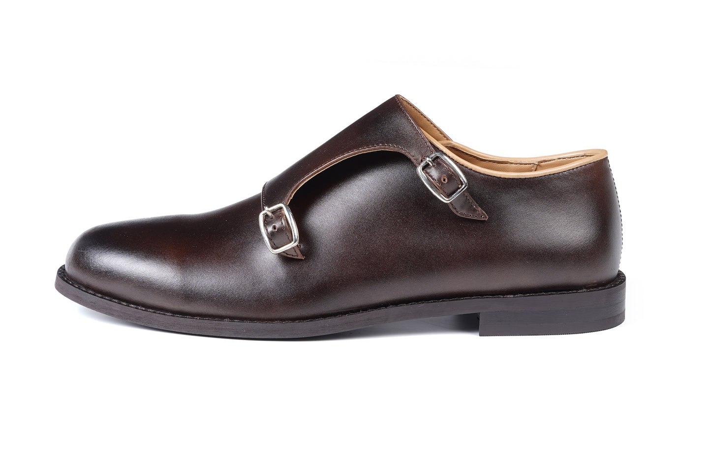 DOUBLE MONK STRAPS - BROWN