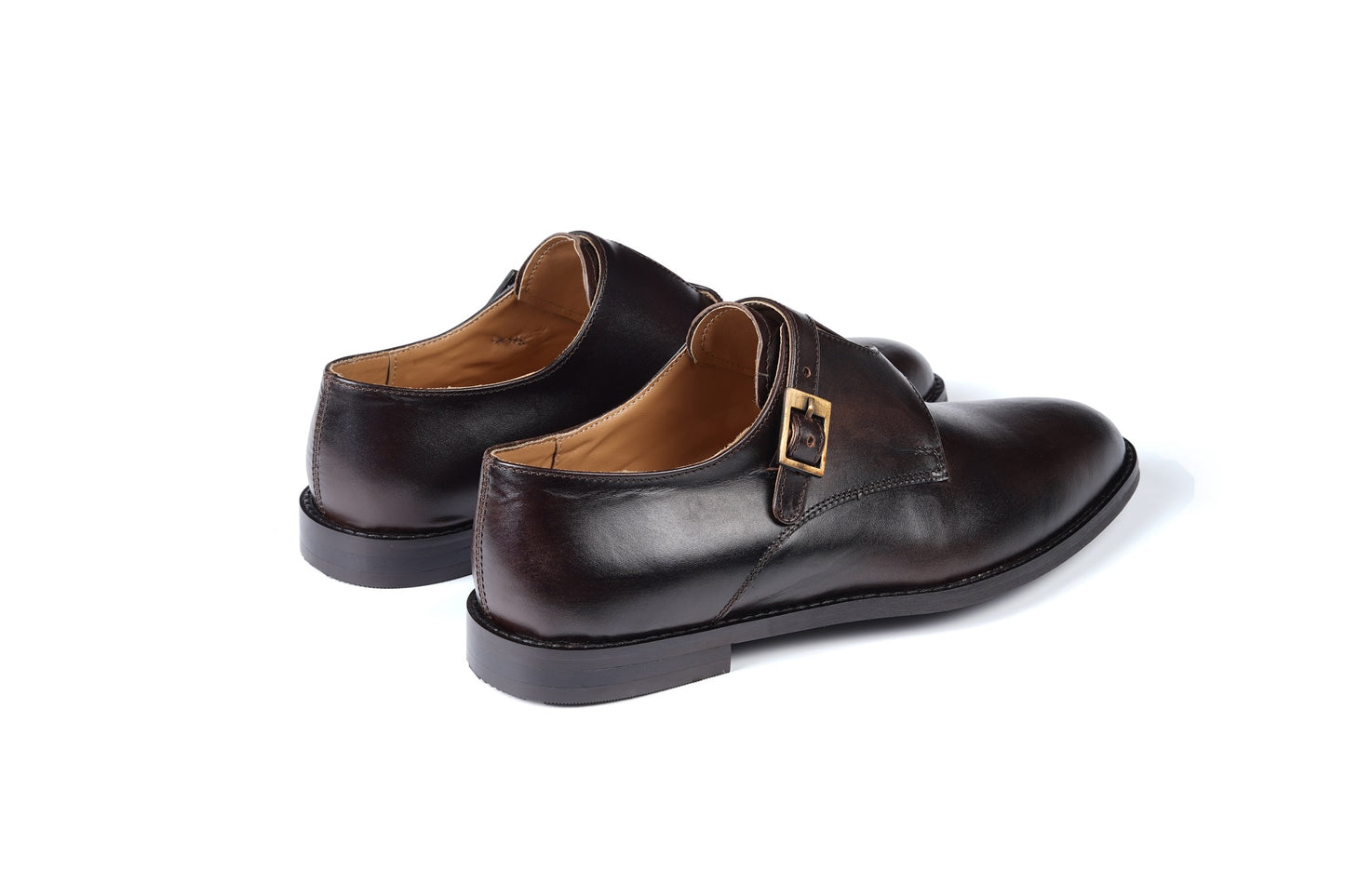 SIGNATURE MONK STRAPS - BROWN