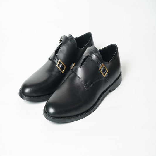 SIGNATURE MONK STRAPS - BLACK