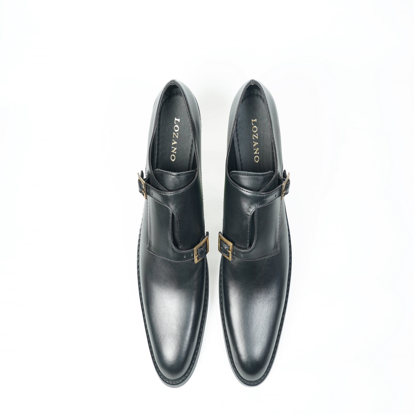 SIGNATURE MONK STRAPS - BLACK