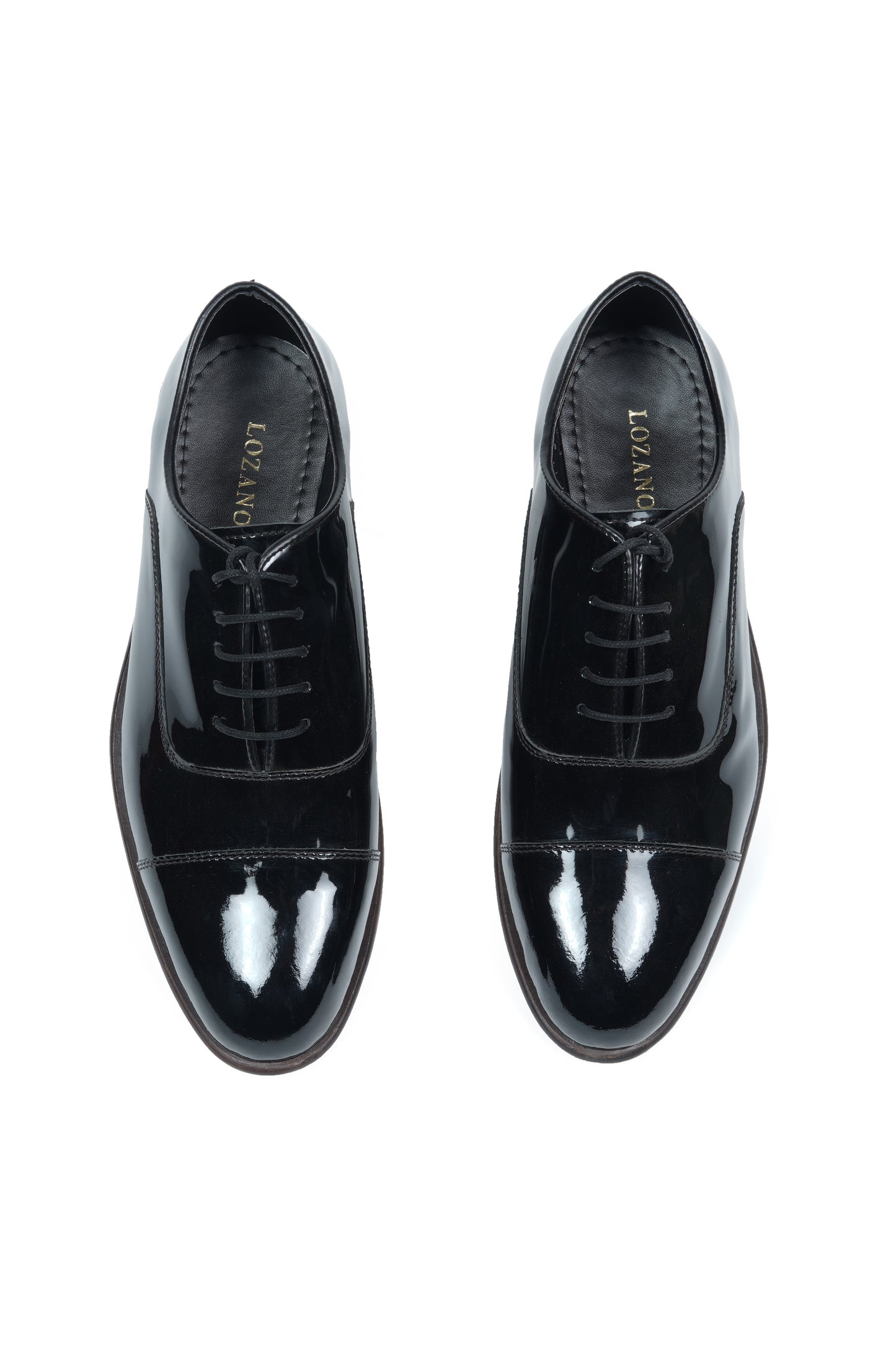 CLASSIC PATENT LACE UPS