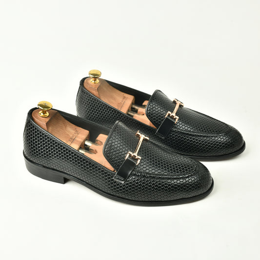 Saddle Slip Ons - Black