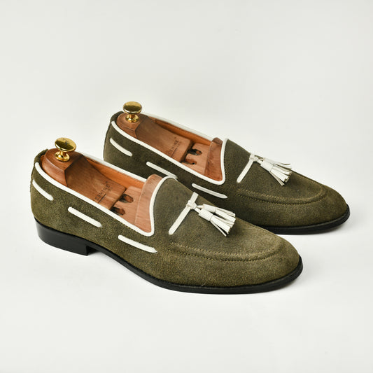 Summer Slip Ons - Olive
