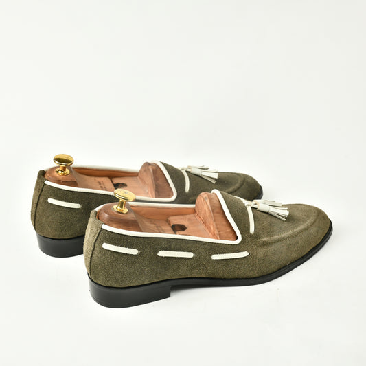 Summer Slip Ons - Olive