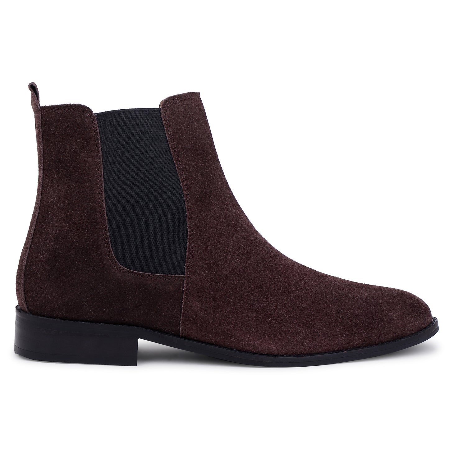 Italian Suede Leather Boots - Brown