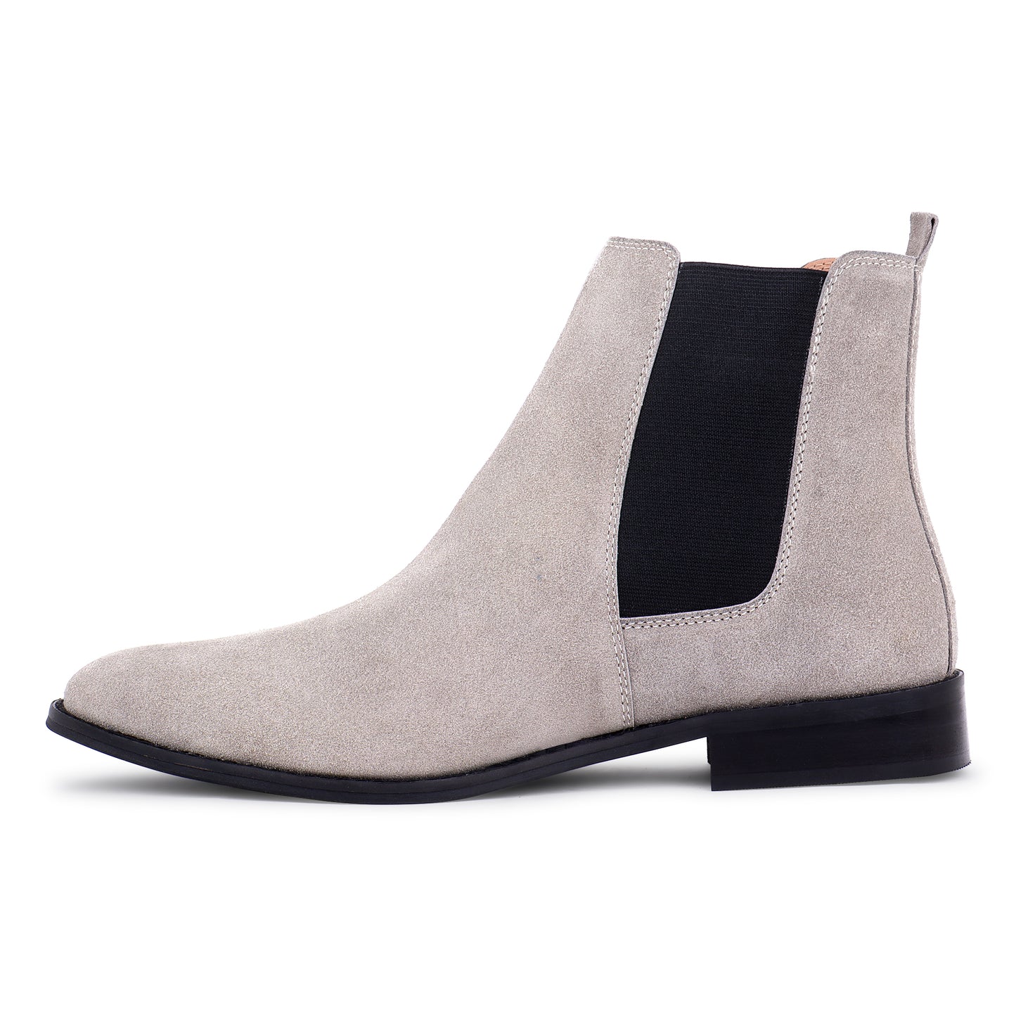 Italian Suede Leather Boots - Grey