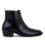 Classic Leather Chelsea Boots ( CUBAN HEEL )