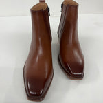 Classic Italian Cut Leather Boots - Tan