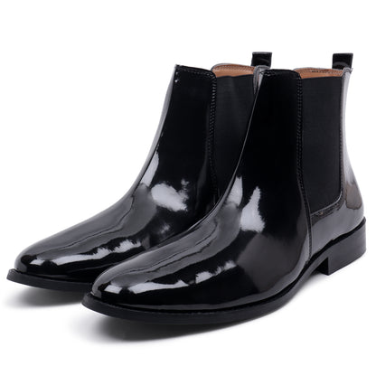 Carlo Boots - Black Patent