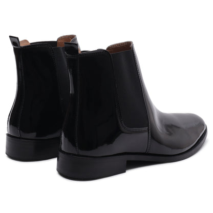 Carlo Boots - Black Patent
