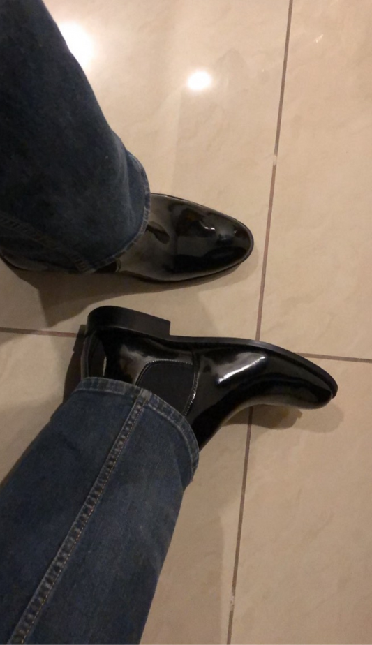 Carlo Boots - Black Patent