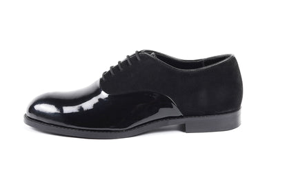 ITALIAN PATENT SUEDE OXFORDS