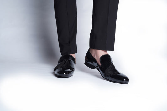 ROBERTO PATENT SLIP ONS