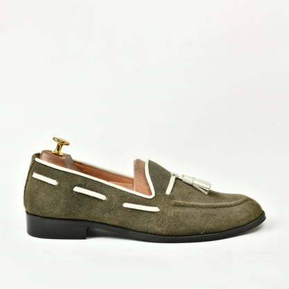 Summer Slip Ons - Olive