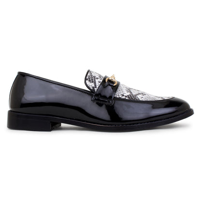 Snake Foil Slip Ons - Black/White