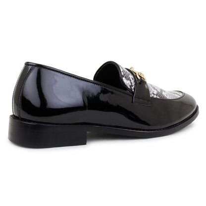 Snake Foil Slip Ons - Black/White